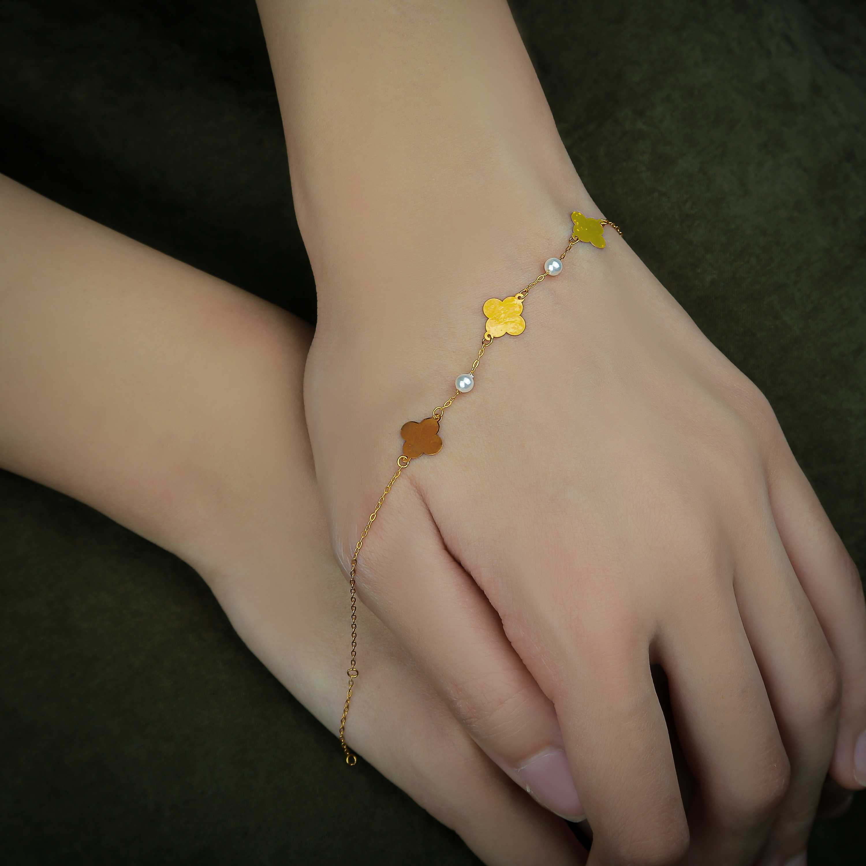 21 karat gold bracelet, Turkish made - (H-0764)